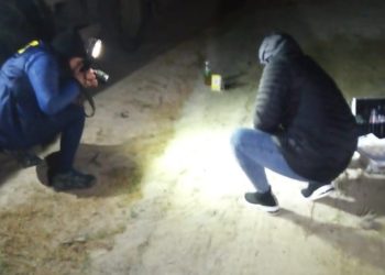 Macabro: Ataron de pies y manos y mataron a un sereno en una hormigonera