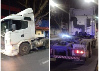 Detuvieron a un camionero brasileño por conducir alcoholiza en pleno centro de Mendoza