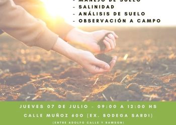 El INTA y un taller para que los agricultores puedan «conocer»el suelo que trabajan