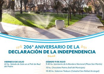 San Rafael celebrará  la Independencia con varios eventos y una nueva plaza