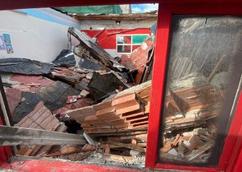 Se derrumbó el techo de una vivienda y una nena de 3 años fue rescatada de abajo de los escombros