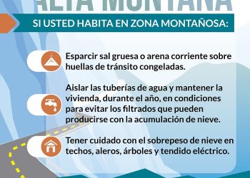 Defensa Civil recomienda medidas de prevención para pobladores y puesteros de Alta Montaña