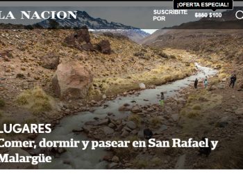 Diario La Nación destacó la temporada invernal  en San Rafael y Malargüe