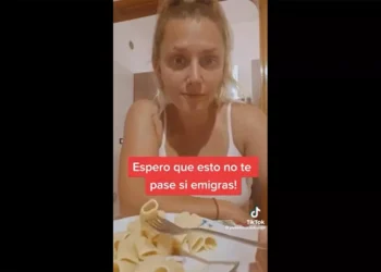 Se fue a vivir a Europa, se grabó comiendo fideos y estallaron las críticas:  ““Que no te pase si emigrás”