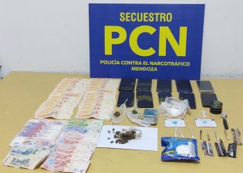 Detenidos con dinero y droga en General Alvear