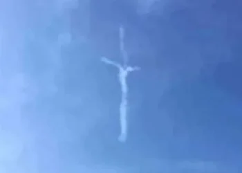 San Juan: Aseguran que apareció «Jesús en la cruz» en el cielo y la imagen se hizo viral en las redes