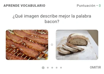 Este es el juego de Google translate para aprender inglés