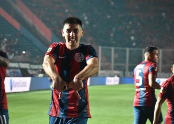 Gastón Hernández marcó su primer gol en Primera División con San Lorenzo