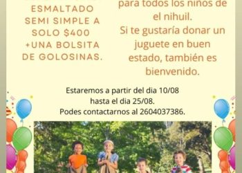 Harán esmaltados de uña “solidarios” para recaudar fondos y festejar el Día del Niño