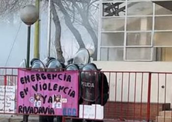 Incidentes en la marcha por el femicidio de Karen