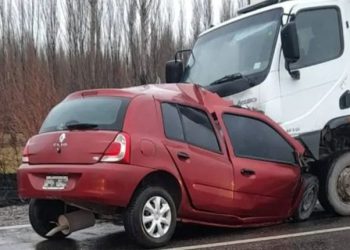 Un auto se cruzó de carril, embistió a un camión y dos hermanos murieron por el choque en Río Negro