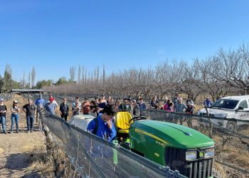 Viñateros locales se  capacitaron sobre sistemas de pulverización