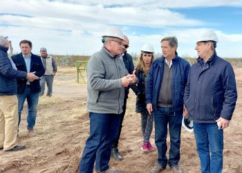 Emir Félix visitó por primera vez  el gasoducto junto a las Cámaras empresarias de San Rafael y Alvear