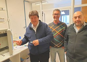 El profesor Aldo Boccaccini se reunió  con referentes de la FCAI y la UTN