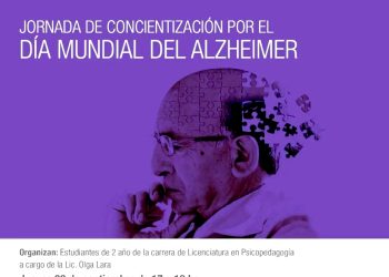 Alumnos de Psicopedagogía desarrollaron una jornada de concientización sobre  la enfermedad de Alzheimer