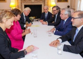 El Presidente se reunió con Georgieva que destacó los avances del acuerdo con el FMI
