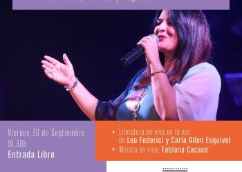 Fabiana Cacace participará  en el ciclo “Vino Literario”