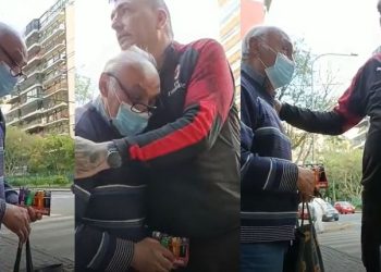 La historia del jubilado que lloró en la calle mientras vendía productos para sobrevivir: “No puedo más”
