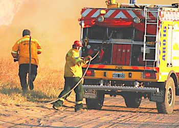 Un incendio afectó la totalidad  de una vivienda