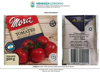 Retiraron un puré de tomate de producción local  por no tener autorizado su rótulo “libre de gluten”