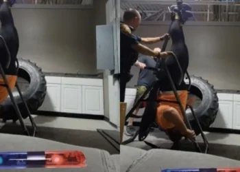 Viral: Sufrió un inoportuno accidente en el gimnasio y tuvo que ser rescatada por la policía