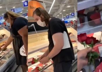 Un  episodio inédito en el mundo: Un grupo de veganos hizo un “funeral” en la góndola donde venden carne