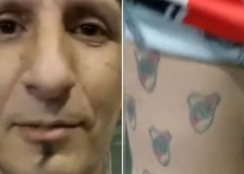 Un hincha de River se tatuó 257 veces el escudo millonario en diferentes partes del cuerpo: “Estoy enfermo”