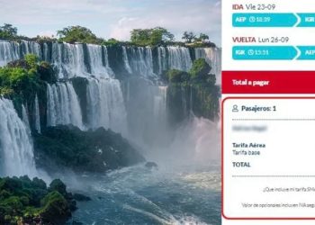Viajará a las Cataratas y el precio que pagó lo hizo viral: cómo consiguió el aéreo a $2 y un hotel 5 estrellas a $8.000
