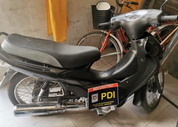 Recuperan una moto robada y aprehenden al presunto ladrón