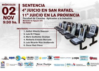 El 4to Juicio por delitos de lesa  humanidad ya tiene fecha de sentencia