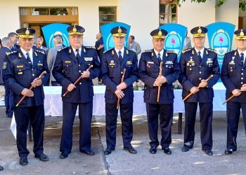 Ayer se conmemoró el Día de la Policía  de Mendoza y el comisario Sánchez expresó su reconocimiento a la fuerza