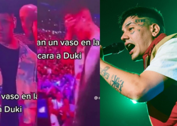 Agredieron a Duki durante uno de sus shows en Vélez: “Le tiraron un vaso en la cara”