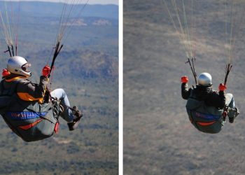 Otra tragedia en el país: fue a hacer parapente, perdió el control y murió al impactar contra el piso