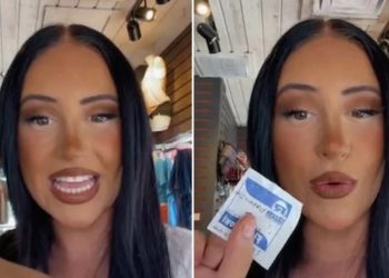 «Estoy harta»: es mesera y escrachó en redes a un comensal que le dejó su número mientras cenaba con la novia