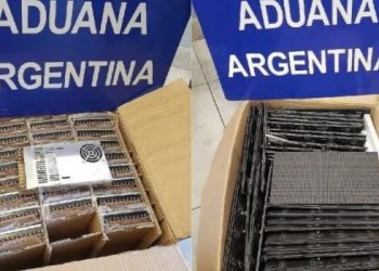 La Aduana impidió el ingreso de productos electrónicos ilegales al país valuados en $9 millones