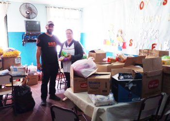 Llevaron donaciones  para la escuela albergue de La Horqueta