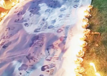 Rugido de Esperanza realizó  su tradicional encendido de velas