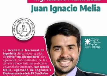 Un sanrafaelino entre los mejores  egresados de ingeniería del país