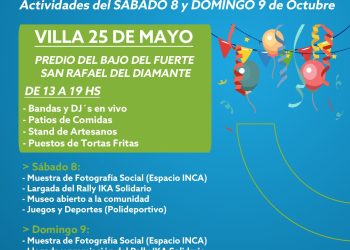 La Villa 25 de Mayo será sede de encuentro  de música y comidas típicas