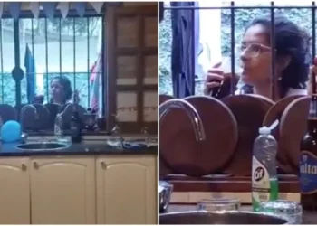 Insólito: Dejó a su suegra encerrada en el patio para que gane la Selección y su cábala es sensación en redes