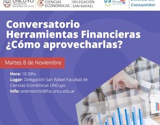 Desde la Universidad Nacional de Cuyo darán a conocer“herramientas financieras”