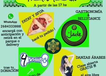 Hoy domingo venderán productos árabes a beneficio de “4 Patitas Felices”