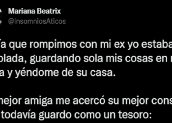 El insólito consejo de una mujer a su amiga recién separada: «Lo guardo como un tesoro»