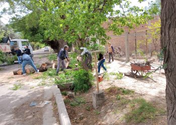 Los distritos también fueron afectados por  las fuertes ráfagas de viento del fin de semana
