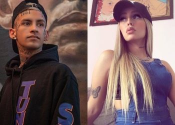 En medio de su disputa judicial con su expareja por la cuota alimentaria, L-Gante repartió mil pesos a un grupo de chicos