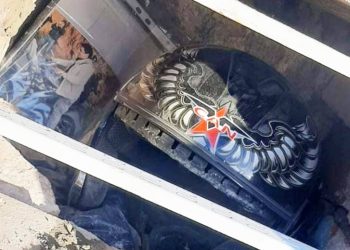 Reclama porque vandalizaron y robaron  el casco de la ermita en memoria de su hijo fallecido Jonathan Cataldo
