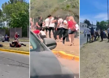 “Rompele la cara”: brutal pelea entre un grupo de madres y alumnas de un colegio de La Plata (video)