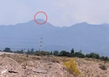 ¿OVNI «visitó» un cerro de la provincia de Mendoza?