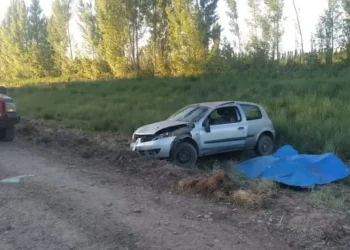 Tragedia en Neuquén: un joven volcó en la ruta, salió despedido y murió aplastado por su propio auto