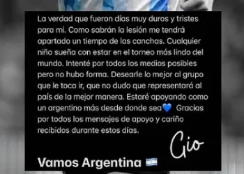 Vas a llorar: el mensaje de Gio Lo Celso tras perderse el Mundial de Qatar 2022